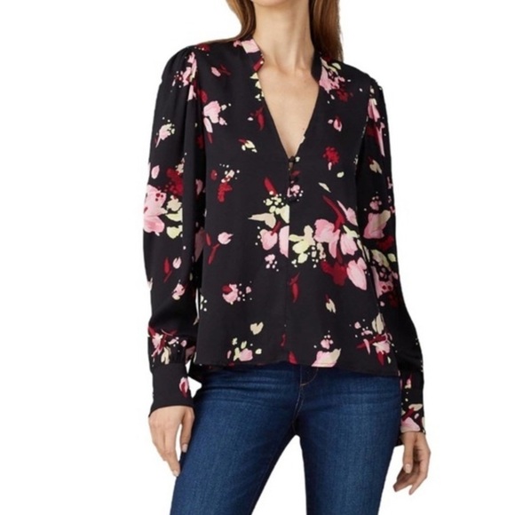 A.L.C. Rivera Top/ Blouse 100% Silk Size 4 - Picture 1 of 5